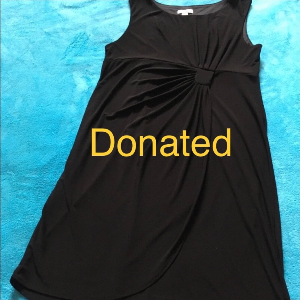 Donating 9-1 Catoโs Classic Black dress - Picture 1 of 8